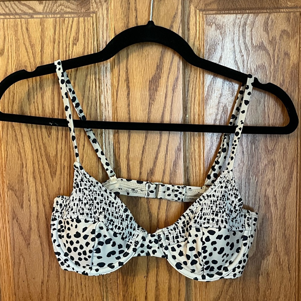 Cheetah Print Bikini Top